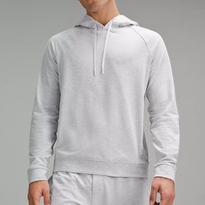 Lululemon City Sweat Pullover Hoodie Heathered Ultra Light Grey/Sea Salt